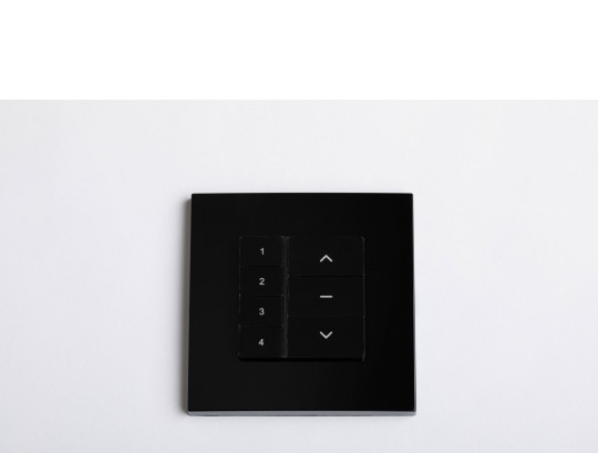 CONTROL DE PARED 4 CANALES NEGRO