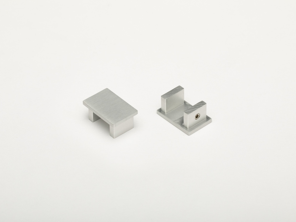 TAPON DE ALUMINIO PARA RIEL FT SHEER COLOR NATURAL