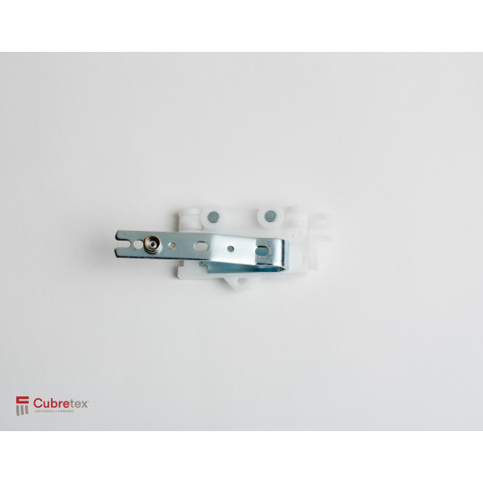 MAESTRO (CARRO) DERECHO DE 6 LLANTAS RIPPLEFOLD (SISTEMA ONDULADO) BROCHE DE METAL