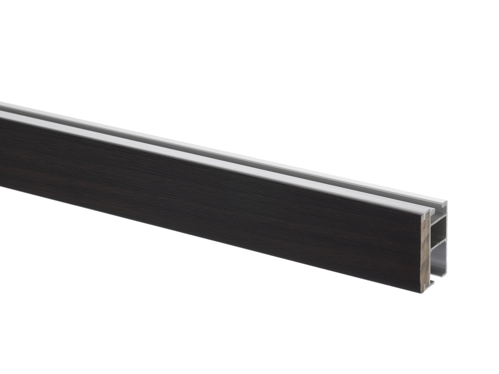 RIEL FT DE ALUMINIO CON MADERA (3 mts)