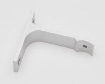 SOPORTE (BRACKET) DE ALUMINIO SENCILLO 3”(7.62CM); RHD (INCLUYE TORNILLO PARA SUJETAR RIEL)