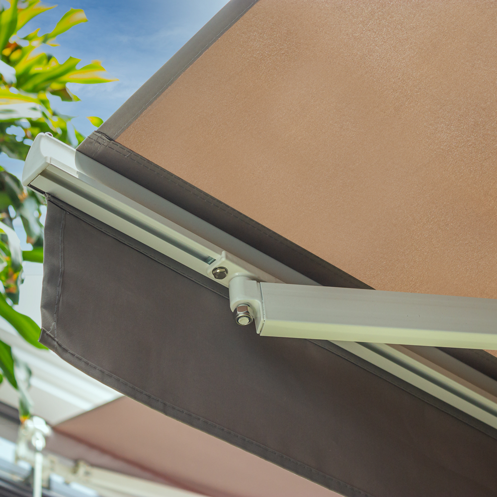 SUNSET RETRACT 395X300 BLANCO TELA IVORY