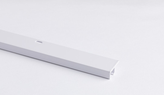 RIEL DE ALUMINIO BLANCO A TECHO 1 VIA