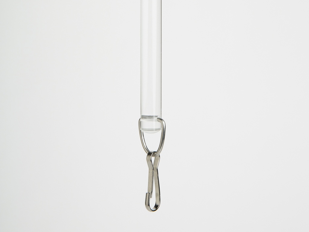 BASTON DE ACRILICO LISO DE 1/2” (12.7MM) CON GANCHO