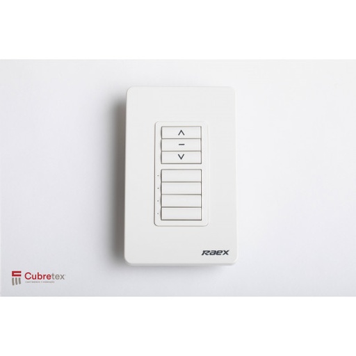 [CPDM-IA] CONTROL REMOTO DE PARED 4 CANALES INALAMBRICO/ALAMBRICO. BATERIA CR-2432 1 PZA