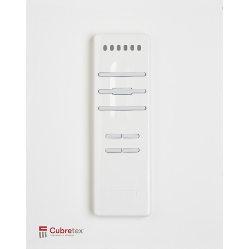 [CR-1326] CONTROL REMOTO BLANCO 7 CANALES. BATERIA CR-2032 1 PZA