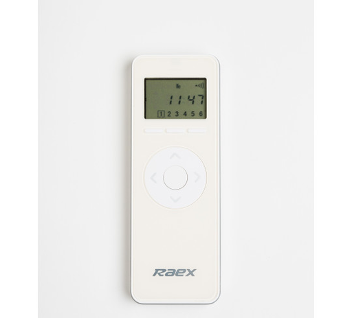 [CRDB-073] CONTROL REMOTO BLANCO CON PANTALLA LCD, 6 CANALES