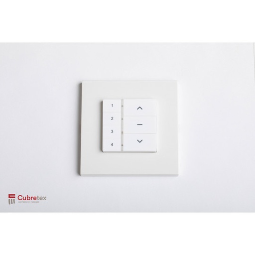 [CRPB-079] CONTROL DE PARED 4 CANALES BLANCO