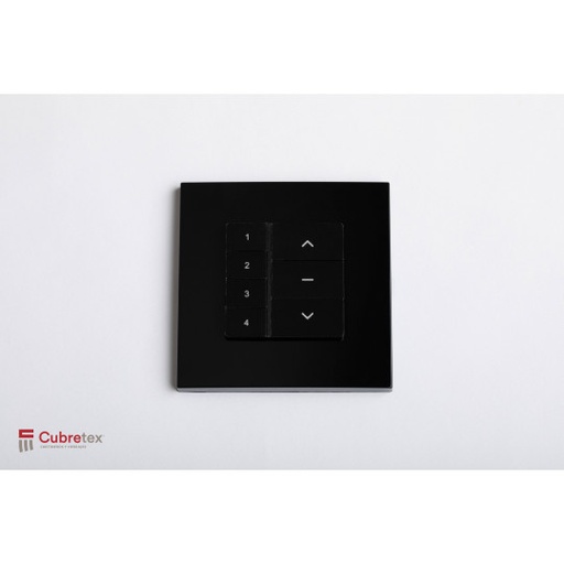 [CRPN-191] CONTROL DE PARED 4 CANALES NEGRO. BATERIA CR-2432 1 PZA