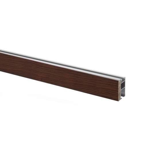 RIEL FT DE ALUMINIO CON MADERA (3 mts)