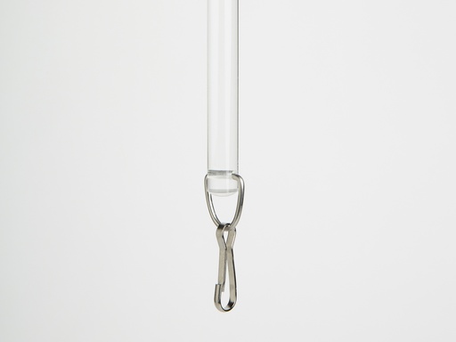 BASTON DE ACRILICO LISO DE 1/2” (12.7MM) CON GANCHO