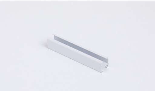 RIEL DE ALUMINIO BLANCO A MURO O TECHO 1 VIA 