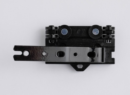 [MBE80-DER-N] MAESTRO (CARRO) DERECHO NEGRO 8 LLANTAS PARA BASTON EXPUESTO Y ESCONDIDO