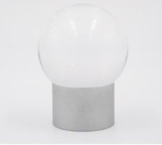 TAPÓN FINAL DE ALUMINIO; ACRÍLICO BOLA PARA RIEL DECORATIVO