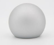 TAPON FINAL DE ALUMINIO; BOLA PARA RIEL DECORATIVO