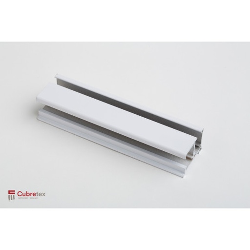 [RC-16P] RIEL DE ALUMINIO BLANCO 16 PIES (4.87M) PARA USAR CON CORDON.