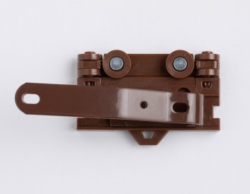 [MBE60-DER-CF] MAESTRO (CARRO) DERECHO DE 6 LLANTAS CAFE PARA BASTON ESCONDIDO