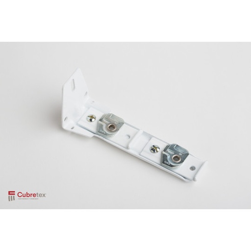 [STD-6] SOPORTE DOBLE (BRACKET) 6” (15.24CM) PARA RIEL RM