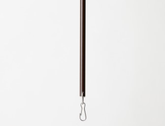 BASTON DE FIBRA DE VIDRIO CAFE DE 3/8” (9.5MM) CON GANCHO 